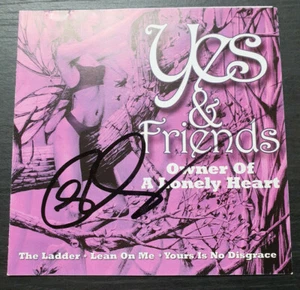 RICK WAKEMAN - Folleto CD firmado SOLAMENTE - Sí y amigos - MÚSICA - Imagen 1 de 1