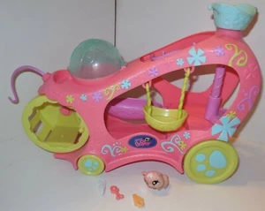 HASBRO LITTLEST PET SHOP LPS HAMSTER VEHICLE CRUISER MOBILE CAR SET LOT - Picture 1 of 7