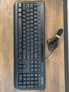 Microsoft Wired Keyboard 600 Model 1576 for Gaming Experience - TESTED - Picture 1 of 11