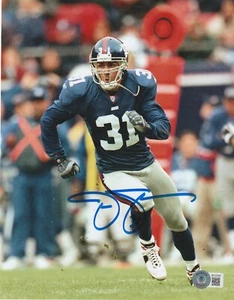 JASON SEHORN NEW YORK GIANTS BECKETT AUTHENTIFIZIERT ACTION SIGNIERT 8x10 - Bild 1 von 1