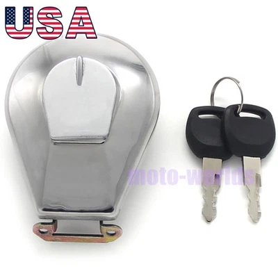 Fuel Gas Tank Cap Cover Key Fit for Honda VT750C Shadow / VT800C Shadow 800 1983 - Image 1 of 4