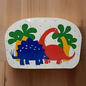 Vintage Mervyn’s 1986 Dinosaur Vinyl Placemat 18x12 5 (FIVE) - Picture 1 of 4