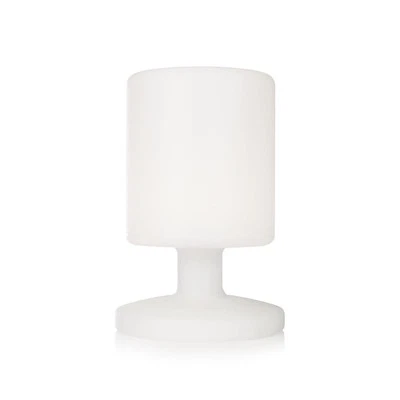 NEDIS Ranex 10.068.38 LED Akku Tischlampe kabellos für Innen- und Außenbereich weiß