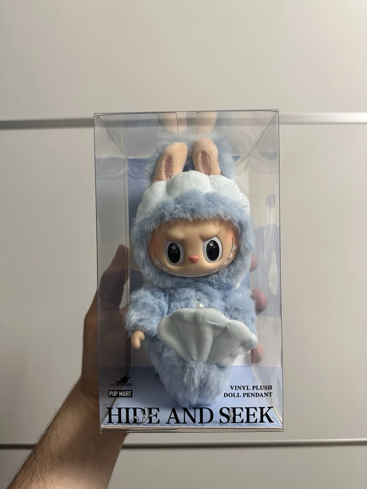 Pop Mart Labubu Hide and Seek In Singapore Series Vinyl Plush Pendant - Photo 1/4