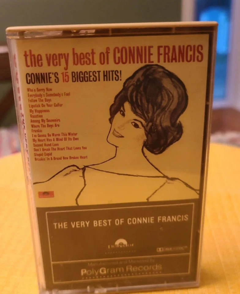 Connie Francis The Very Best of Connie Francis 15 Biggest Hits Cassette Tape Foto 1 de 2