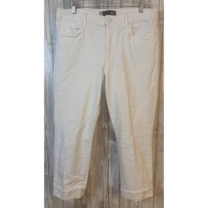  KUT FROM THE KLOTH weiße Amy Crop Straight Leg Jeans Größe 14 - Bild 1 von 9