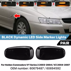 For Holden Commodore VY VZ LED Dynamic Side Marker Indicator Turn Signal Lamps - Picture 1 of 15