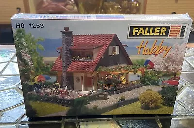FALLER Hobby HO 1253 Model Kit House With Barbecue Sealed Brand New Hobby Model - Image 1 of 4