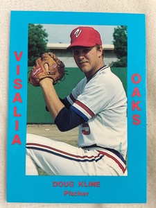 1988 Visalia Oaks CAL Minor League Baseball Card#169-Doug Kline
