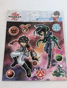 Bakugan Battle Brawlers Glow In The Dark Stickers Sheet Free Shipping Worldwide - Imagen 1 de 4