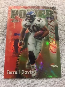 1998 Topps Chrome TERRELL DAVIS Seasons miglior rifrattore Denver Broncos - Foto 1 di 4