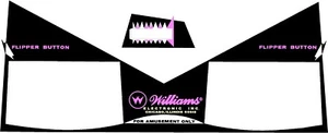 Williams 1969 Smart Set Pinball Machine Apron Decal Set - Picture 1 of 1