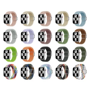 Strap Magnic Nylon Bracelet Braided For Apple Watch Series Ultra 2 9-1 SE - Picture 1 of 31