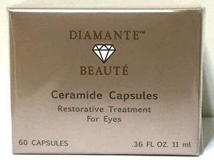 Diamante Beaute 60 Ceramide Capsules Restorative Treatment For Eyes 0.36 fl oz  - Bild 1 von 6
