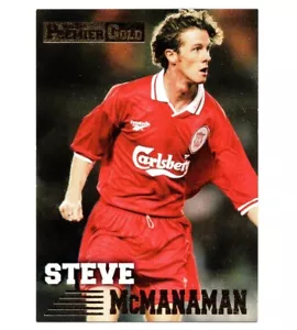 STEVE MCMANAMAN 1996-97 Merlin Premier Gold Soccer Card LIVERPOOL #76 PSA - Picture 1 of 2