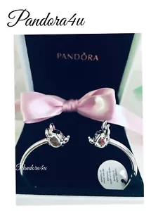 Pandora Size 3 Open End Bracelet Disney Mickey & Minnie New Tags PAN Velvet Box - Picture 1 of 10