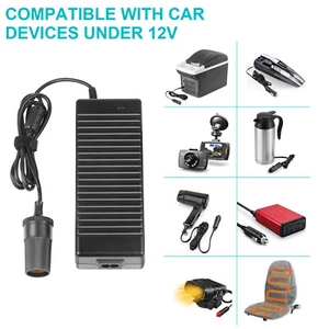 AC 240V To DC 12V 10A Adaptor Car Cigarette Lighter Socket Power Charger 120W - Picture 1 of 11