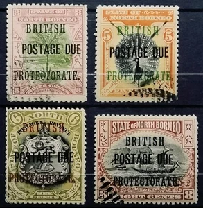 North Borneo 1901 gebraucht, perf. 12-14 Inschrift ""BRITISCHES PROTEKTORAT"". - Bild 1 von 4