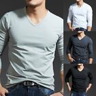 Strong Top Stylish Summer T Shirt Activewear Tee Casual V Neck Brand New