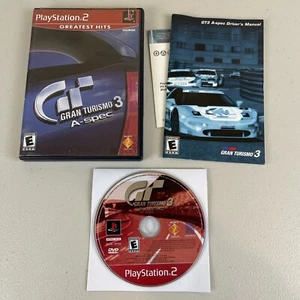 Gran Turismo 3 A-spec GREATEST HITS (Sony PlayStation 2) PS2 GAME COMPLETE CIB - Picture 1 of 4