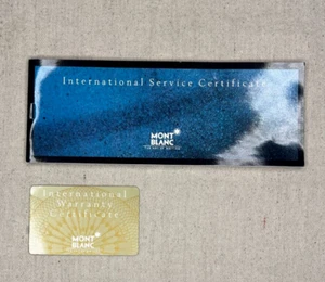 Montblanc International Service Manual certificate Meisterstuck Le Grande 146 - Picture 1 of 3