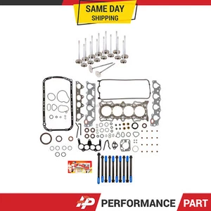Full Gasket Set Intake Exhaust Valves Fit 94-97 Acura Honda 2.2L F22B1 SOHC - Picture 1 of 12