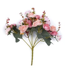 Exquis bouquet de fleurs de rose artificielle parfait pour mariage à la maison