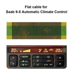 Flat Cable for Saab 9-5 A/C Heater Climate Control Unit Pixel Missing Repair - Picture 1 of 2