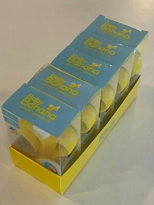** 5 PACK ** Baby Banana Yellow Infant Toothbrush, Easy to Hold, Made in the USA - Image 1 of 4