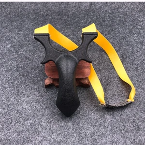 Black Slingbow Archery Slingshot Hunting Catapult Flat Rubber Band Shooting Bow - Picture 1 of 9
