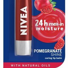 NIVEA Lip Balm, Pomegranate Shine, 4.8g