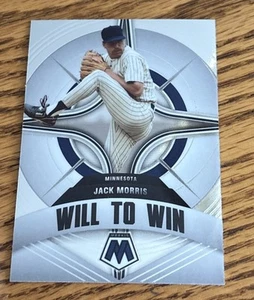 2022 Panini Mosaic Jack Morris Will To Win insert #WW-9 Minnesota Twins - Picture 1 of 2