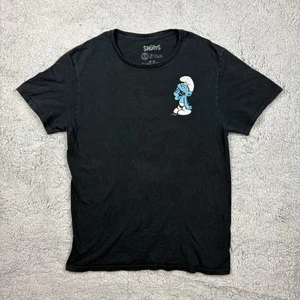 The Smurf’s Double Sided Distressed Graphic T-Shirt Size Medium Tee - Bild 1 von 8