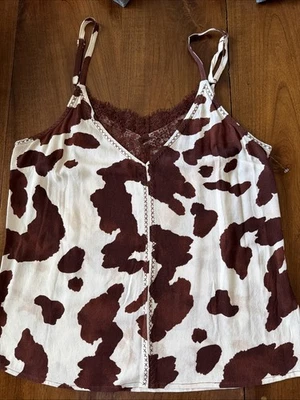 Camiseta sin mangas con estampado de vaca de encaje vaquero occidental Idyllwind de Miranda Lambert S Foto 1 de 4