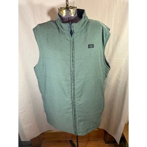 Travis Matthew Men's Reversible Golf Vest Gray/Teal - No Size Tag - Picture 1 of 11