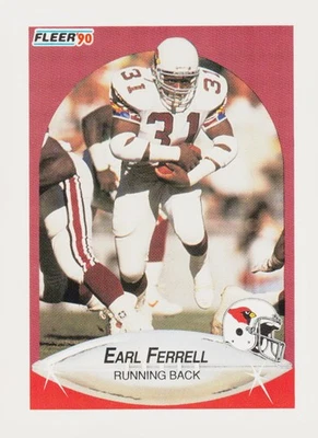 1990 Fleer #333 Earl Ferrell Phoenix Cardinals - Image 1 of 2