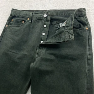 Vintage Levis 501 Jeans Herren 36x34 Forest Green 1994 Denim Button Fly Made In USA - Bild 1 von 10