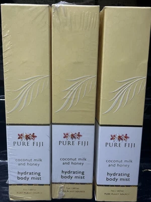 3 X PURE FIJI HYDRATING BODY MIST COCONUT MILK & HONEY  7oz EACH - Image 1 of 4