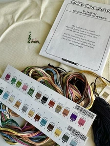 DIMENSIONS Gold Collection 6710 Enchanting Cottage Counted Cross Stitch Kit - Picture 1 of 5