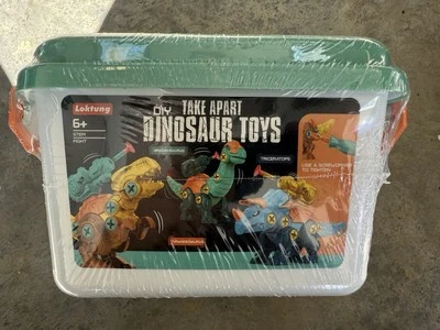NEW Take Apart Dinosaur DIY Toys for Boys Girls Building Dino Set & Screwdrivers - Image 1 of 3