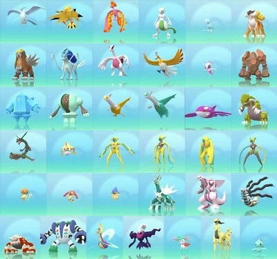 Shiny 6IV Legendäre & Mythische Pokemon Strahlender Diamant Leuchtende Perle BDSP Home