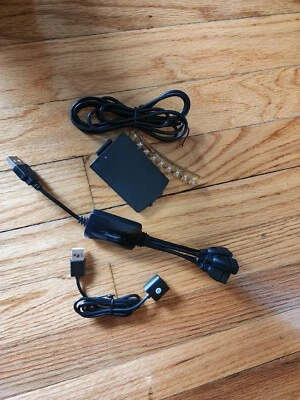 Black USB 2.0 Hi-Speed 4-Port Splitter Hub For PC Notebook & more - Image 1 of 2