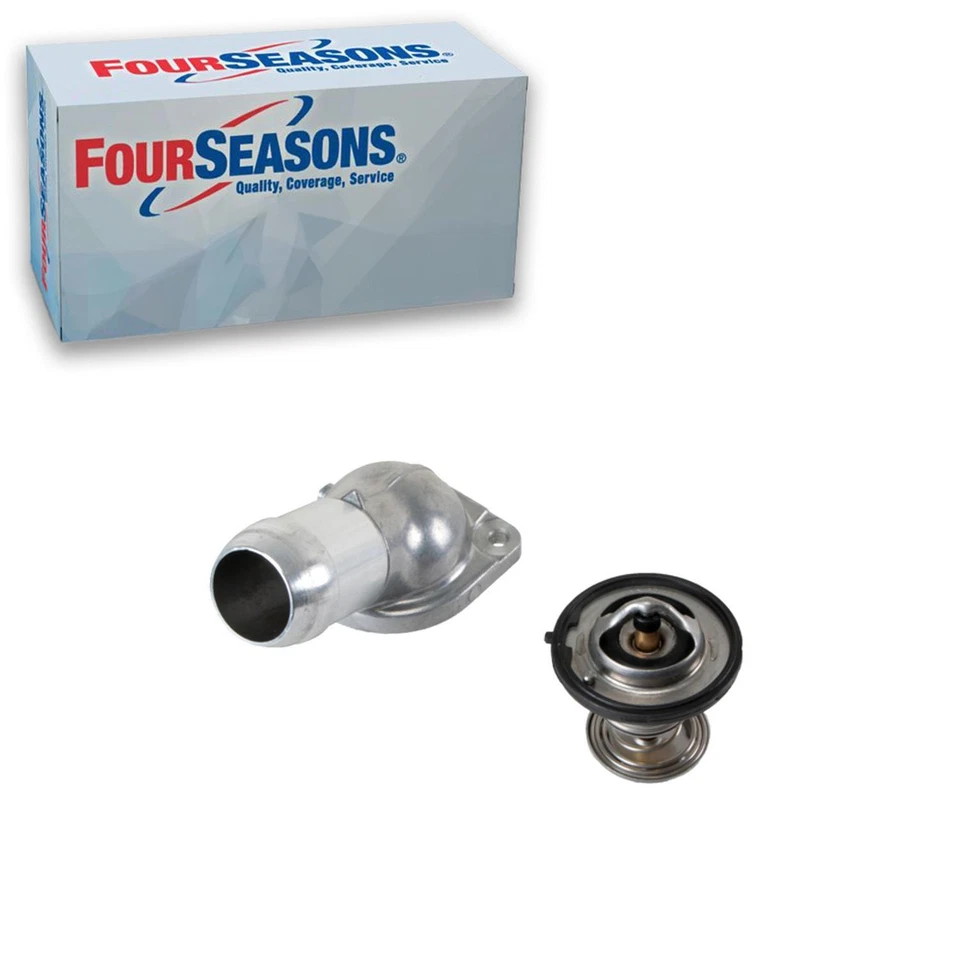 Conjunto de termostato/salida de agua de refrigerante 4 estaciones Chevrolet Trailblazer EXT 2004-06 Foto 1 de 4