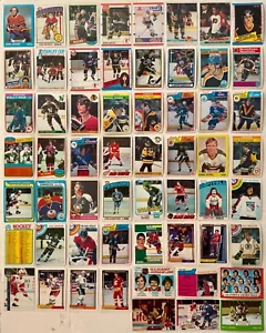 Topps 1970s to 1990s NHL Ice Hockey Cards Lot of 58 Laperriere Gretzky Roy Hull - Picture 1 of 10