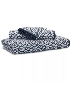 Toalla de baño antimicrobiana Sanders Basketweave, 30" x 56" de Ralph Lauren - Imagen 1 de 3
