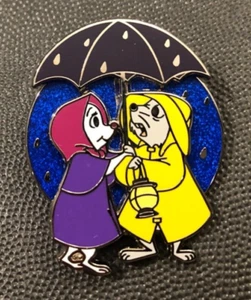 Disney Pin 150343 Retter Bernard Bianca Regenschirm Regen Regenmantel Laterne Mäuse - Bild 1 von 5