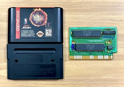 SEGA Genesis ~ NBA JAM T.E. ~ Acclaim ~ K-A ~ 1+ Players ~ Clnd ~ ‘94 ~ !L🏀🏀K! - Image 1 of 4