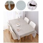 PEVA Material Table Cloth for Home Oil and Water Proof Plaid Pattern 137*180cm