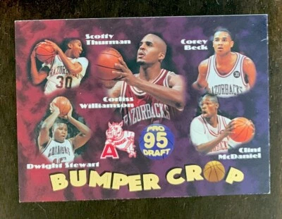 1995 Pro Draft Bumper Crop Corey Beck Clint McDaniel Corliss Williamson #BC-90 - Image 1 of 2