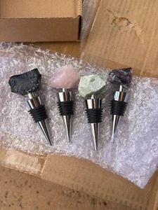BULK Wine Bottle Stoppers LOT of FOUR PACKS x 25 UNITS - All in NEW condition. - Picture 1 of 8